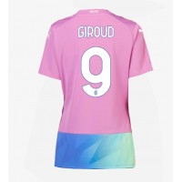 Dres AC Milan Olivier Giroud #9 Tretina pre Ženy 2023-24 Krátky Rukáv